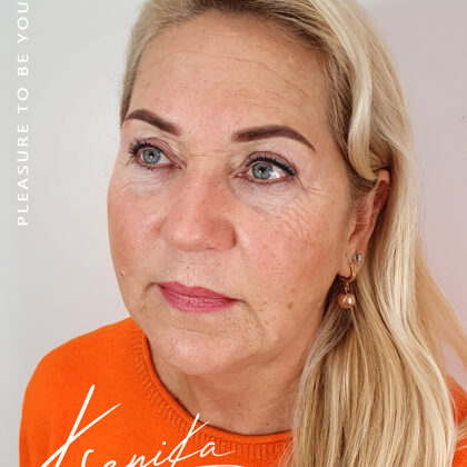 brows pmu right after correction